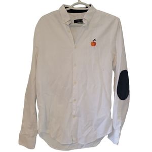 Zara man slim fit long sleeves shirt